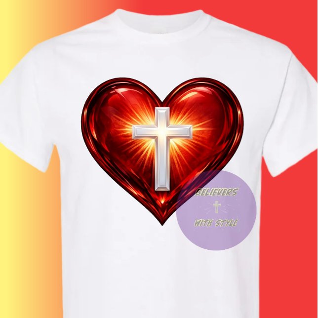 Kreuz und Herz T-Shirt (Von Creator hochgeladen)