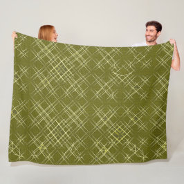 Kreuz und Quer Eleganz Fleecedecke