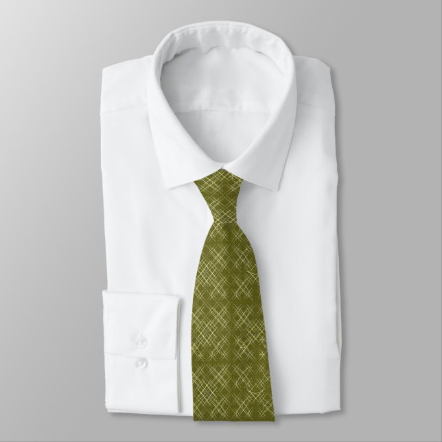 Kreuz und Quer Eleganz Krawatte (Gebunden)