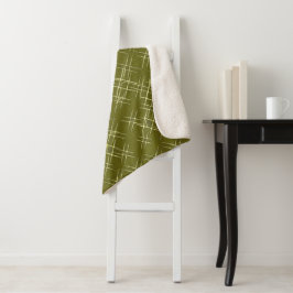 Kreuz und Quer Eleganz Sherpadecke