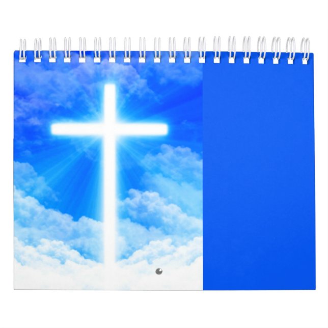 Kreuz von hellem kundengerechtem christlichem kalender (Titelbild)