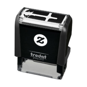 Kreuz von hellem kundengerechtem christlichem permastempel