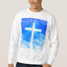 Kreuz von hellem kundengerechtem christlichem sweatshirt
