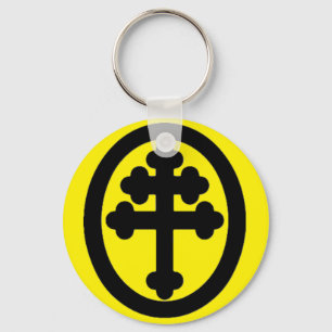 Kreuz von Lothringen Schlüsselanhänger