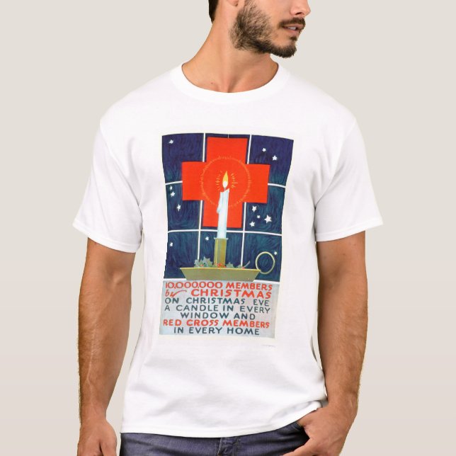 Kreuz-Weihnachtseinziehenplakat (US00206) T-Shirt (Vorderseite)