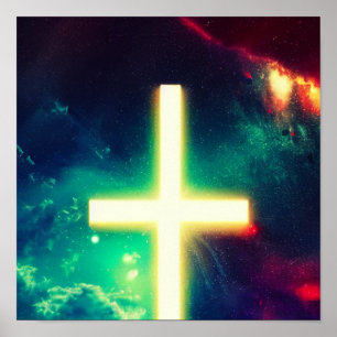 Kreuz zwischen Realms Poster