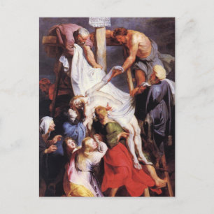 Kreuzabnahme von Peter Paul Rubens Postkarte