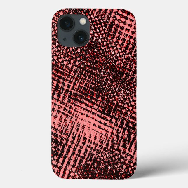 Kreuze und Flecken aus Pfirsich oder Lachs Case-Mate iPhone Hülle (Rückseite)