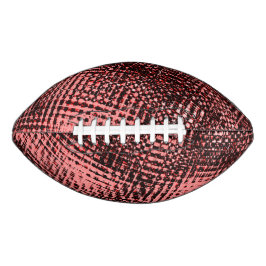 Kreuze und Flecken aus Pfirsich oder Lachs Football