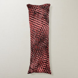 Kreuze und Flecken aus Pfirsich oder Lachs Seitenschläferkissen