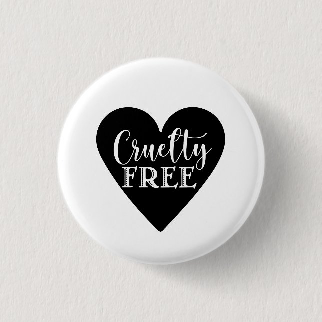 KREUZELFREIES Herz Button (Vorderseite)