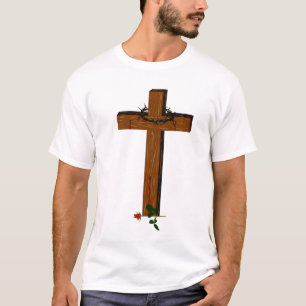 Kreuzen mit einem Drüsenkopf und einem T - Shirt m