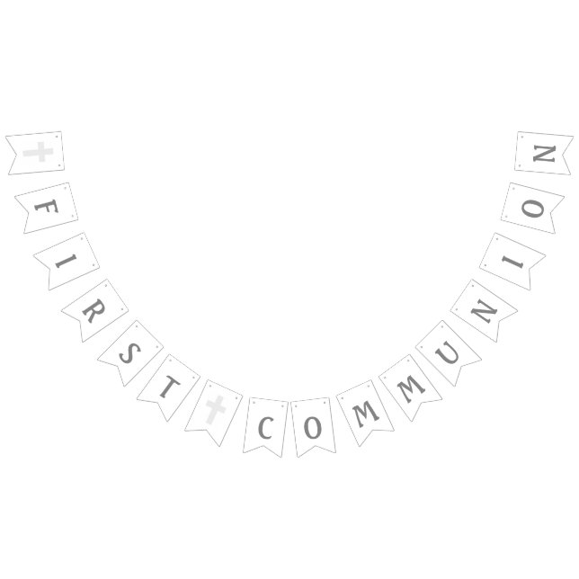 Kreuzen Sie erste Kommunions-Fahne Wimpelkette (Alle)