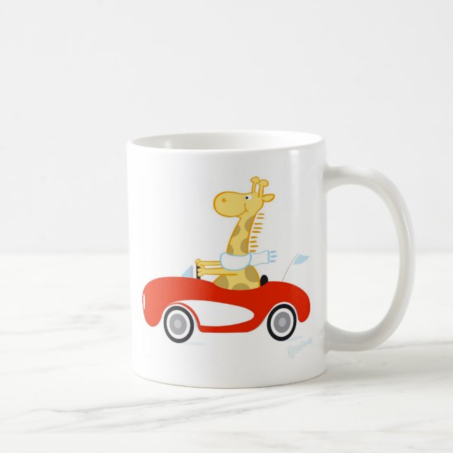 Kreuzende Giraffe Tasse (Rechts)