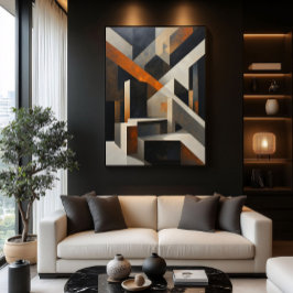 Kreuzende Strukturen Poster