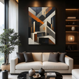 Kreuzende Strukturen Poster