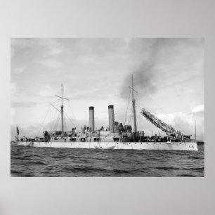 Kreuzer U.S.S. Atlanta, 1903 Poster