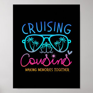 Kreuzfahrende Cousins machen Erinnerungen zusammen Poster