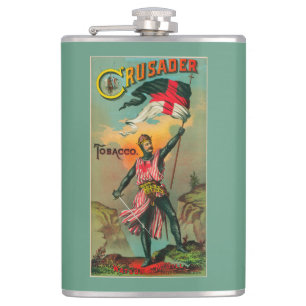 Kreuzfahrer-Tabak LabelPetersburg, VA Flachmann