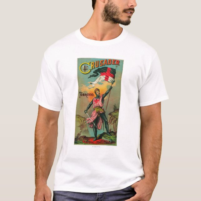 Kreuzfahrer-Tabak LabelPetersburg, VA T-Shirt (Vorderseite)