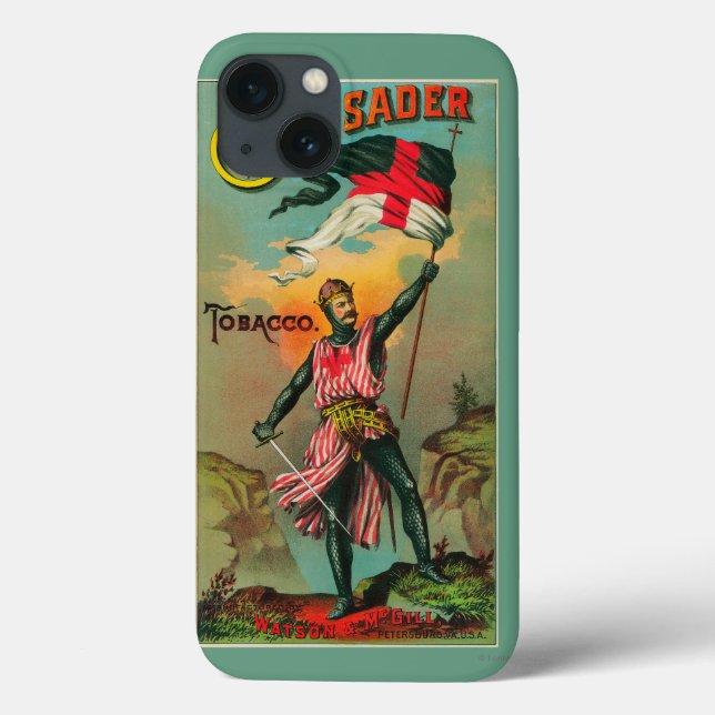 Kreuzfahrer-TabaklabelPetersburg, VA Case-Mate iPhone Hülle (Rückseite)