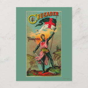 Kreuzfahrer-TabaklabelPetersburg, VA Postkarte