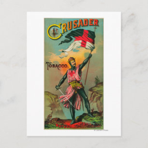 Kreuzfahrer-TabaklabelPetersburg, VA Postkarte