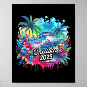 Kreuzfahrt 2025 Kreuzfahrt Urlaub Familienreise Kr Poster