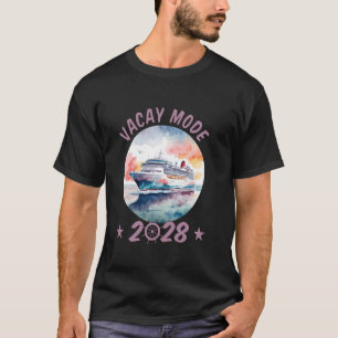 Kreuzfahrt-Abenteuer Familienurlaub 2028 Kreuzfahr T-Shirt