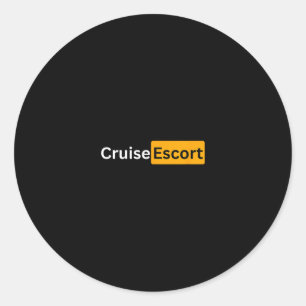Kreuzfahrt Begleitung - Y Cruising Bon Voyage Gesc Runder Aufkleber