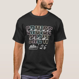 Kreuzfahrt Besatzung 2026 Souvenir Schiff passende T-Shirt