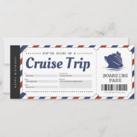 Kreuzfahrt Boarding Pass Ticket Gutschein