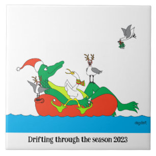 Kreuzfahrt durch die Saison Tile Fliese
