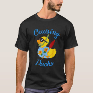 Kreuzfahrt Enten Urlaub Beach Bum Rubber Duck Crui T-Shirt