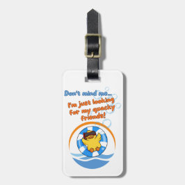 Kreuzfahrt für Enten Gepäckanhänger