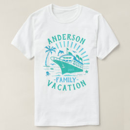 Kreuzfahrt für Familien | Personalisiert V2 T-Shirt