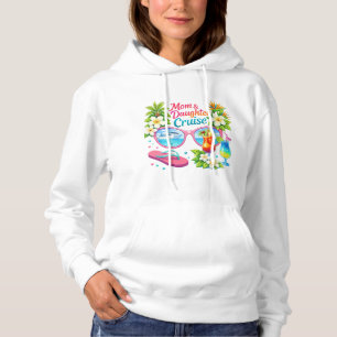 Kreuzfahrt für Mutter und Tochter, tropischer Urla Hoodie