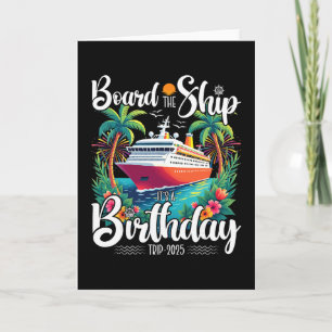 Kreuzfahrt Geburtstagsboard Das Schiff Es Ist Ein Karte