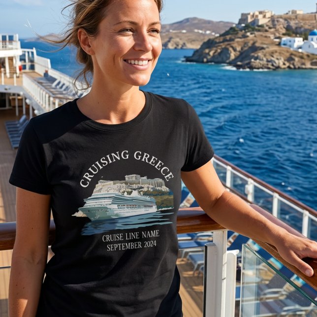 Kreuzfahrt Griechenland Akropolis Athen Griechenla T-Shirt (Von Creator hochgeladen)