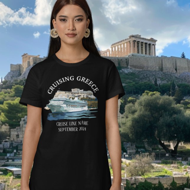 Kreuzfahrt Griechenland Akropolis Athen Griechenla T-Shirt (Von Creator hochgeladen)