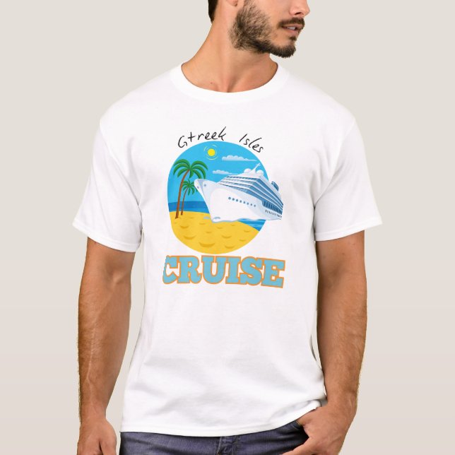 Kreuzfahrt Griechenland T-Shirt (Vorderseite)