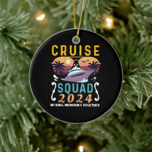 Kreuzfahrt-Gruppe 2024 Familienurlaub passende Gru Keramik Ornament