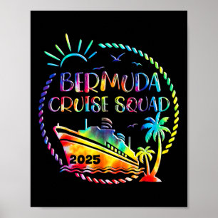 Kreuzfahrt-Gruppe 2025 Bermuda Kreuzfahrt Zusammen Poster