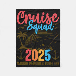 Kreuzfahrt-Gruppe 2025 Sommerurlaub Familien-Grupp Fleecedecke