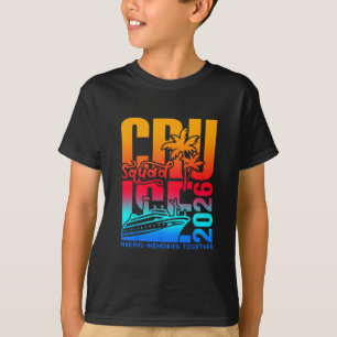 Kreuzfahrt-Gruppe 2026 Familie Freunde Urlaub pass T-Shirt