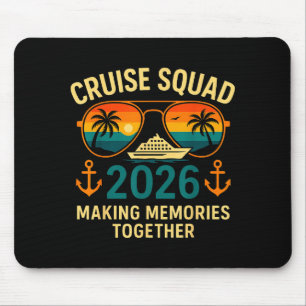 Kreuzfahrt-Gruppe 2026 Familienurlaub passende Gru Mousepad
