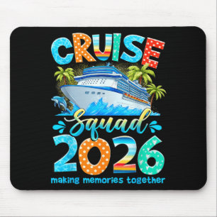 Kreuzfahrt-Gruppe 2026 Sommerferien passende Famil Mousepad