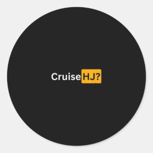 Kreuzfahrt Hj - Y Kreuzfahrt Bon Voyage Geschenke  Runder Aufkleber
