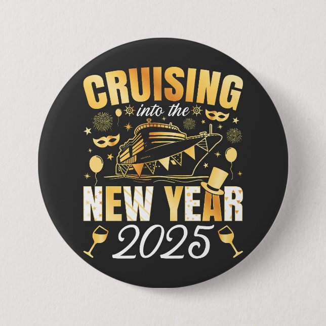 Kreuzfahrt in die Neujahrskreuzfahrt 2025 Button (Vorderseite)