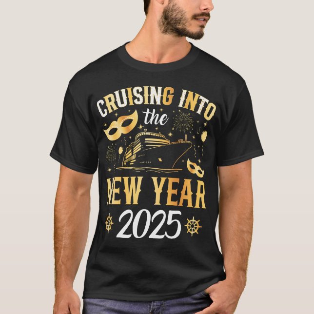 Kreuzfahrt in die Neujahrsreise 2025 Männer T-Shirt (Vorderseite)